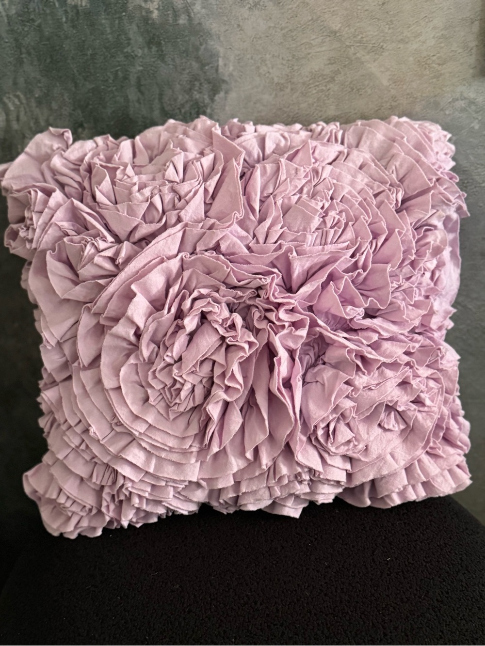Xhilaration Ruffled Rosette Decorative Pillow - Home set off 2 / 16”